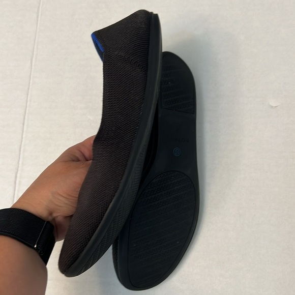 ROTHY’S THE FLAT BACK WITH BLUE TRIM ROUND TOE SLIP ON FLATS 8 - Picture 14 of 14